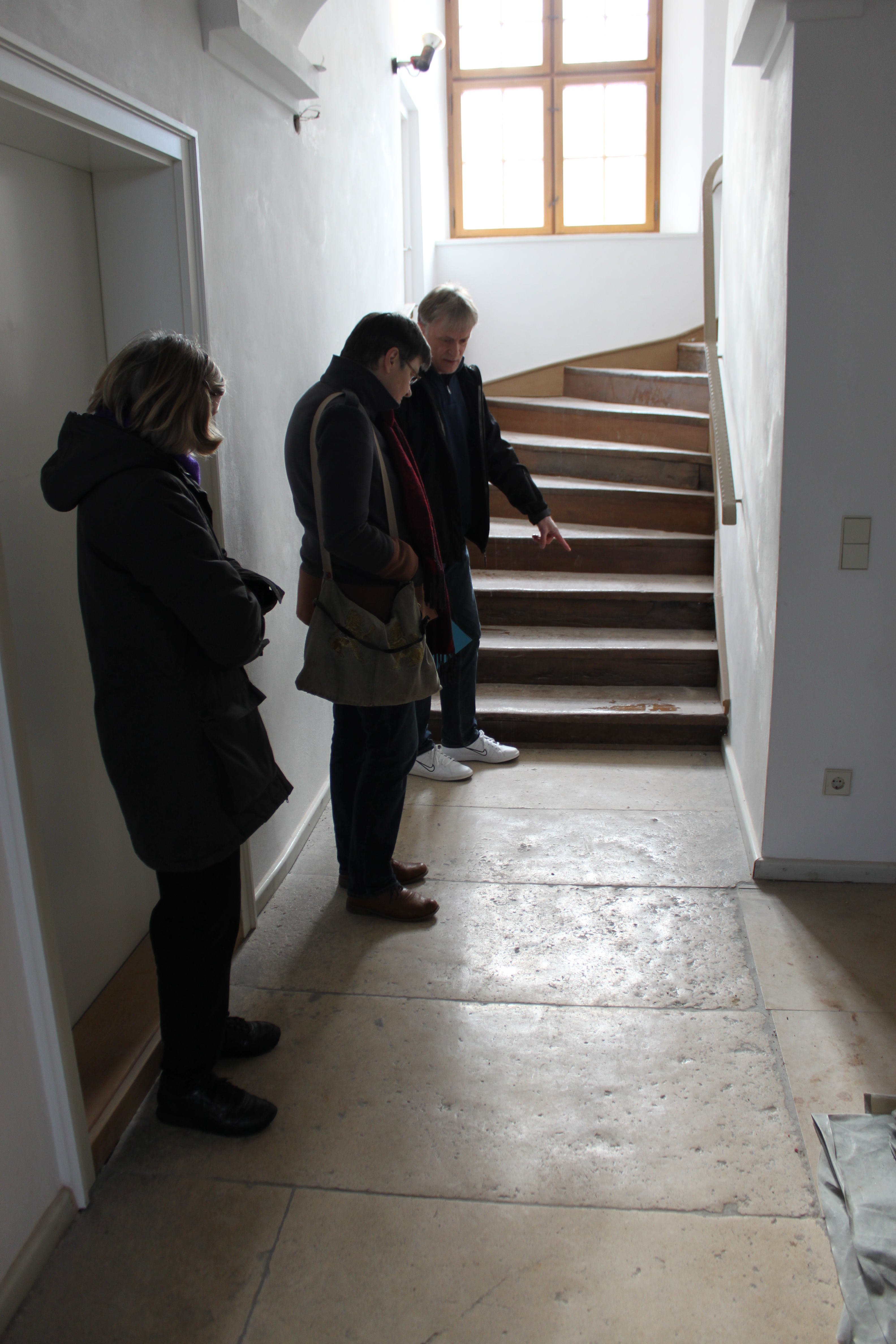 2 Verschmutzung der fertiggestellten Treppe