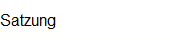 Satzung