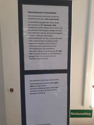 Fahrschulausstellung